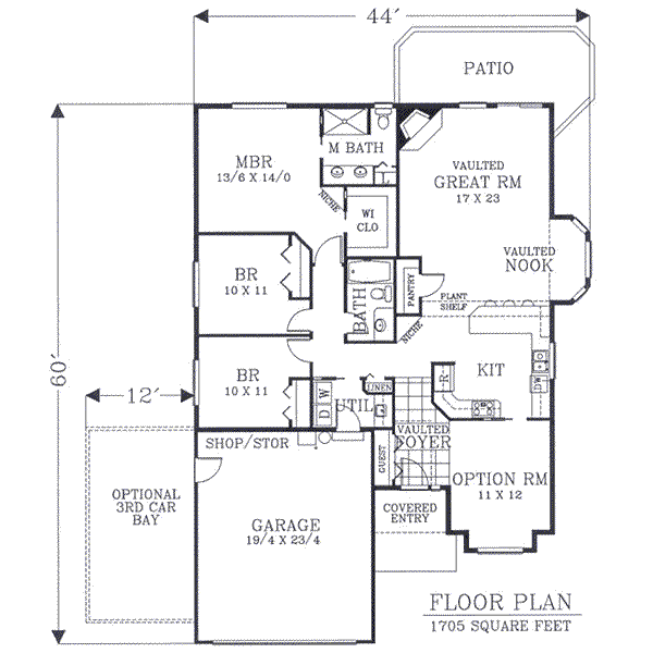 main floor house blueprint