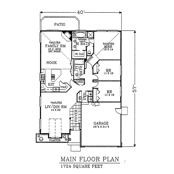 main floor house blueprint