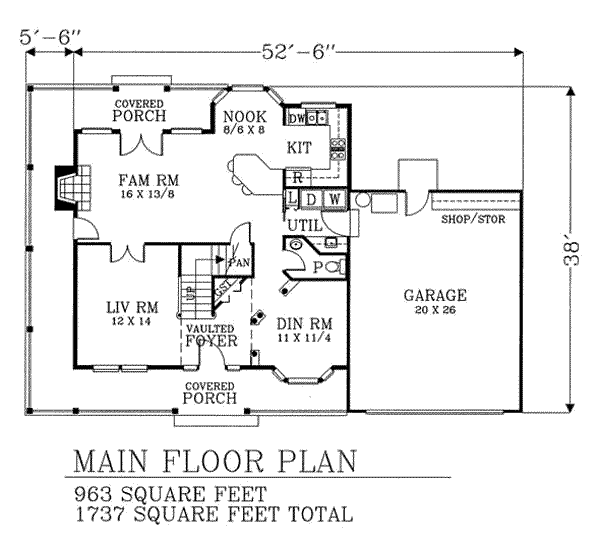 main floor house blueprint