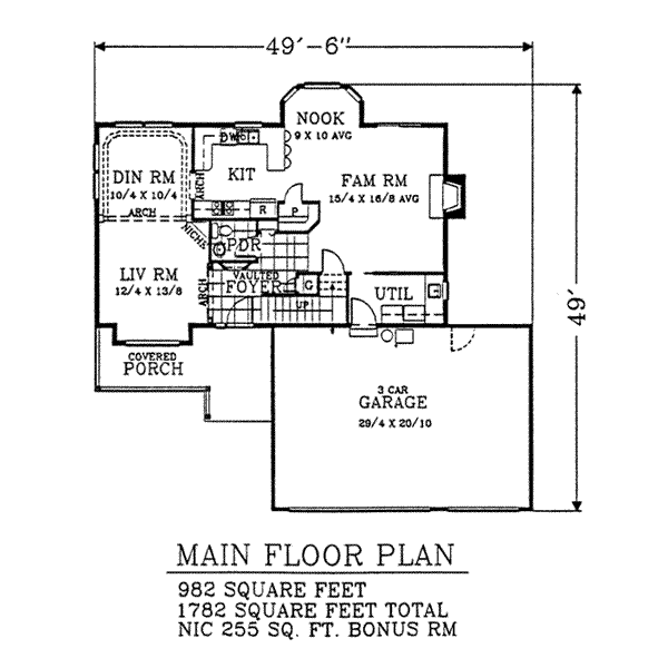 main floor house blueprint