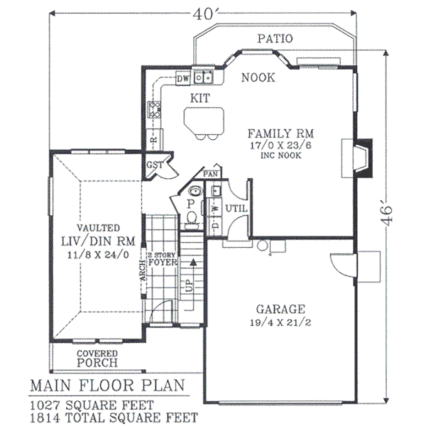 main floor house blueprint