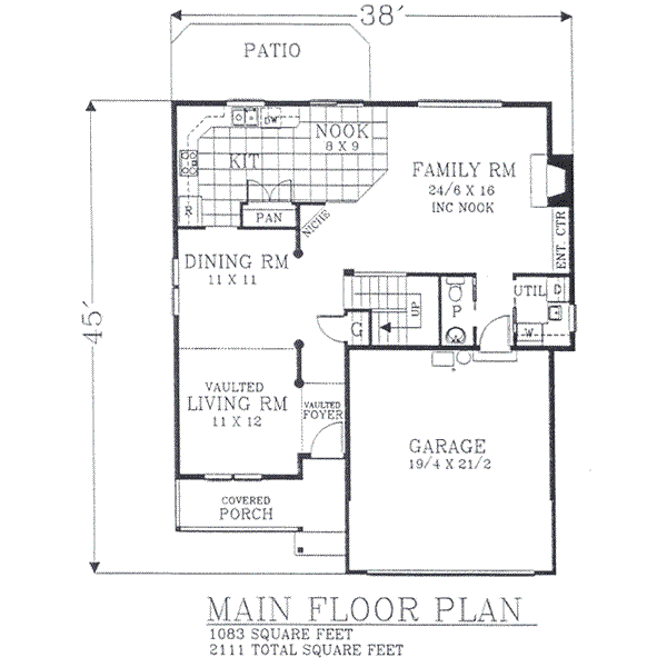 main floor house blueprint