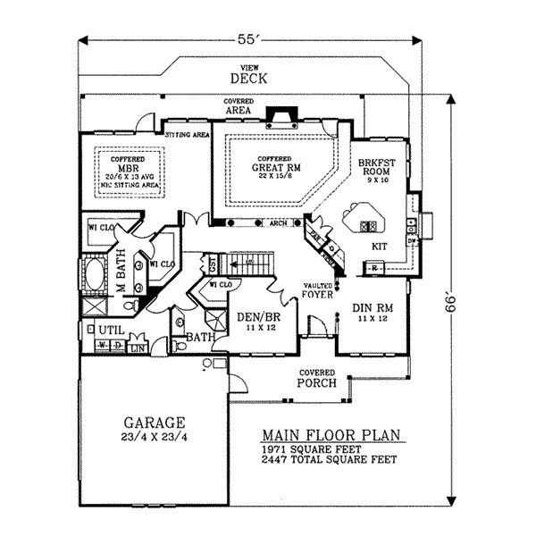 main floor house blueprint