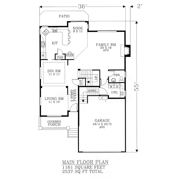 main floor house blueprint