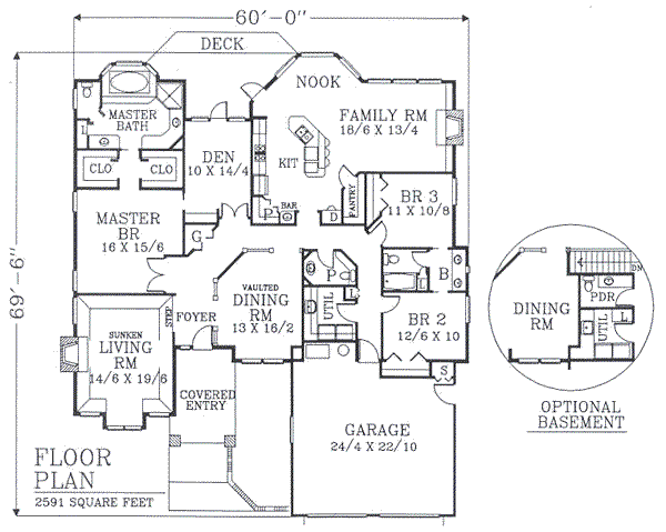 main floor house blueprint