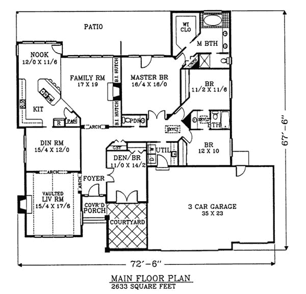main floor house blueprint