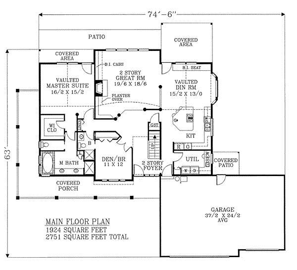 main floor house blueprint