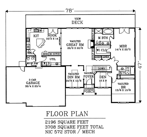 main floor house blueprint