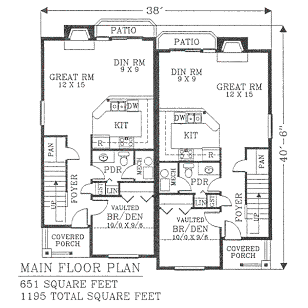 main floor house blueprint