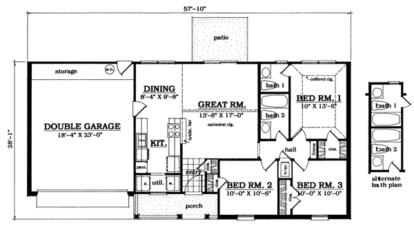 main floor house blueprint