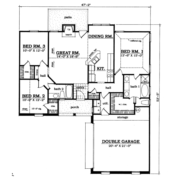 main floor house blueprint