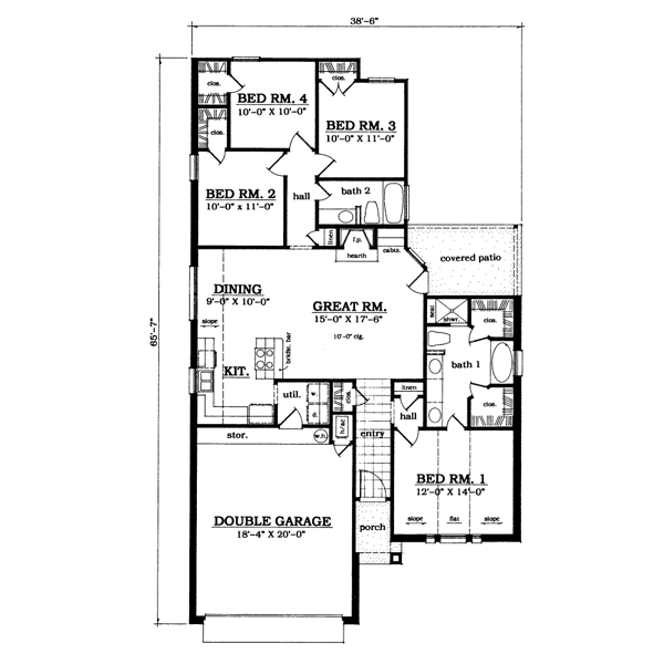 main floor house blueprint