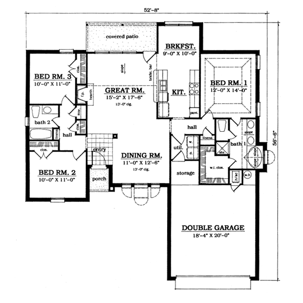 main floor house blueprint