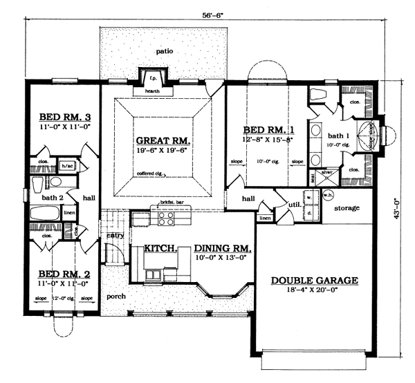 main floor house blueprint