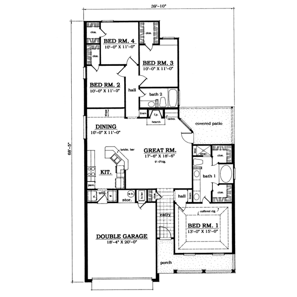 main floor house blueprint