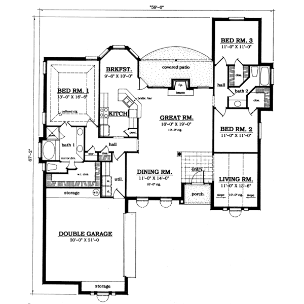 main floor house blueprint