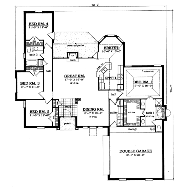 main floor house blueprint