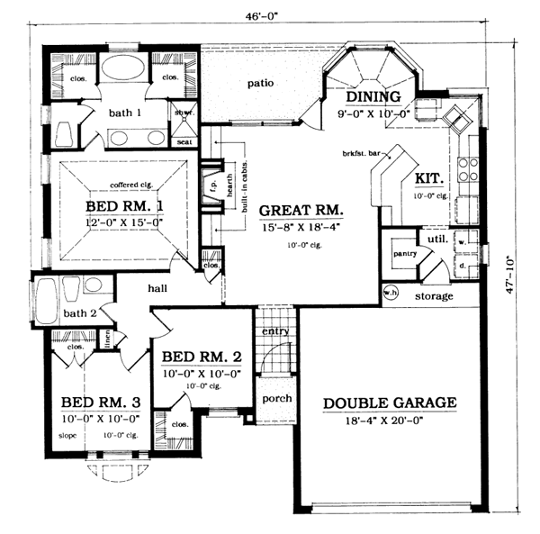 main floor house blueprint