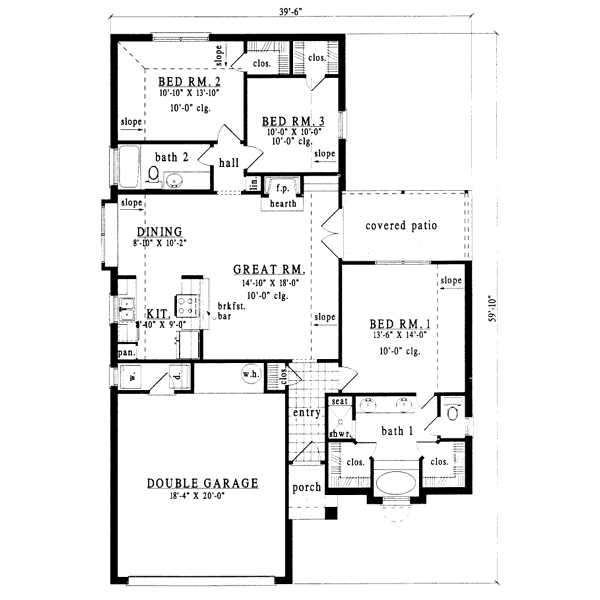 main floor house blueprint