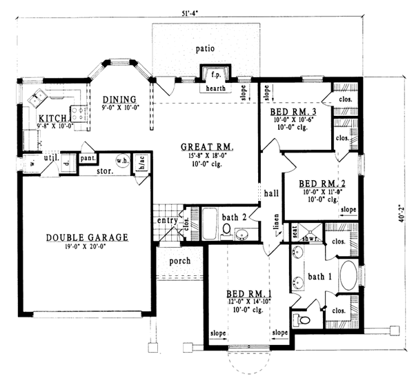 main floor house blueprint