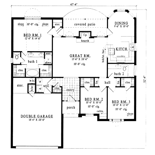main floor house blueprint