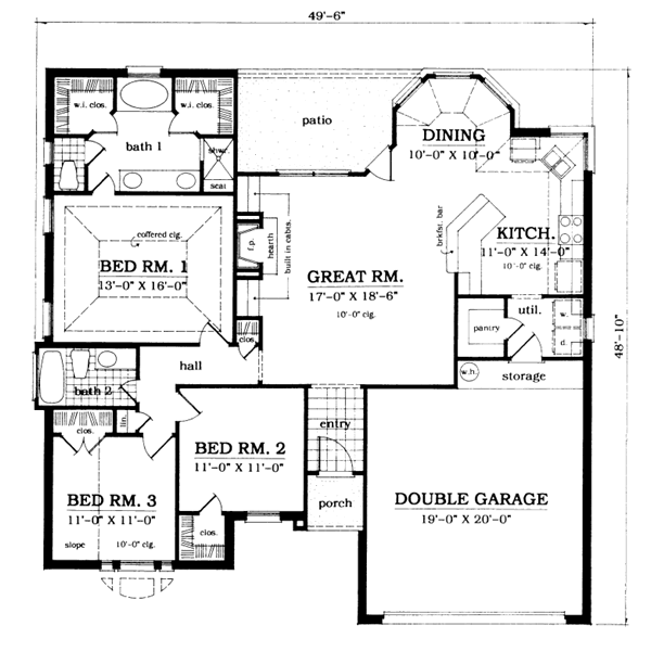 main floor house blueprint