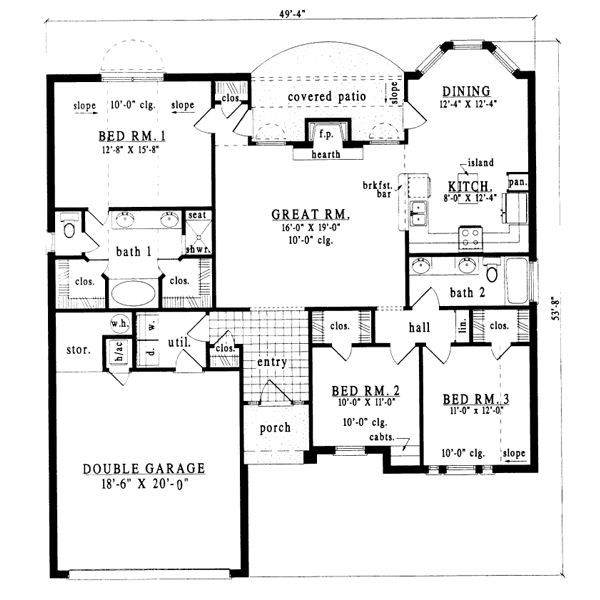 main floor house blueprint