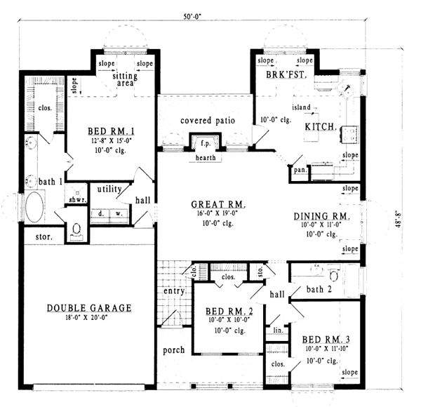 main floor house blueprint