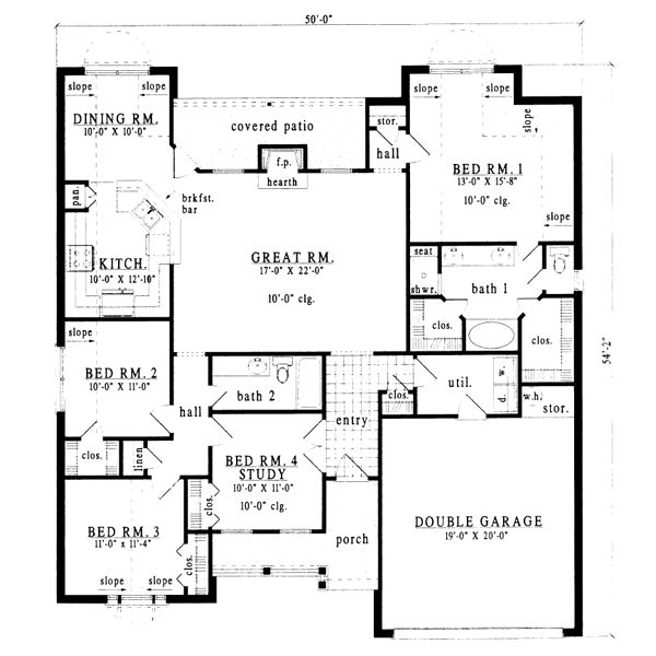 main floor house blueprint