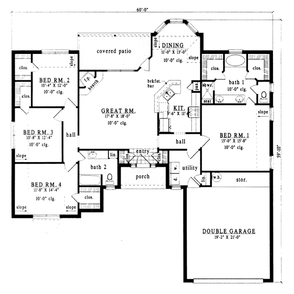 main floor house blueprint