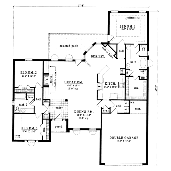 main floor house blueprint