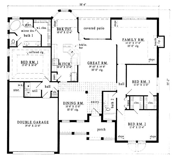 main floor house blueprint