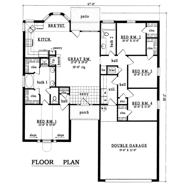 main floor house blueprint