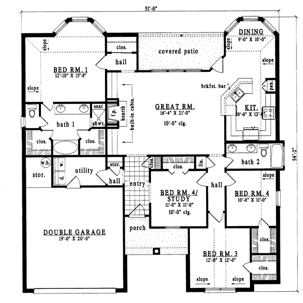 main floor house blueprint