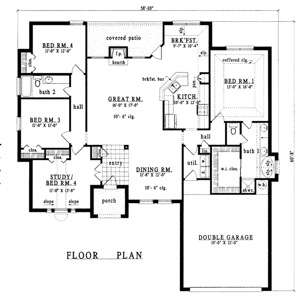 main floor house blueprint