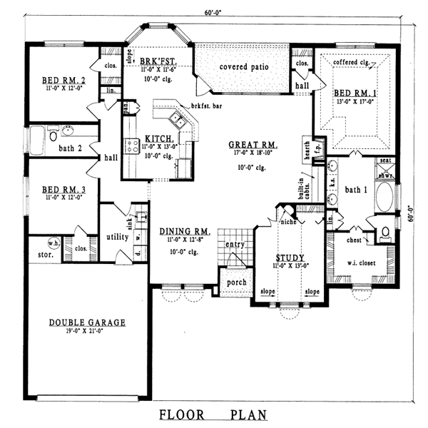 main floor house blueprint