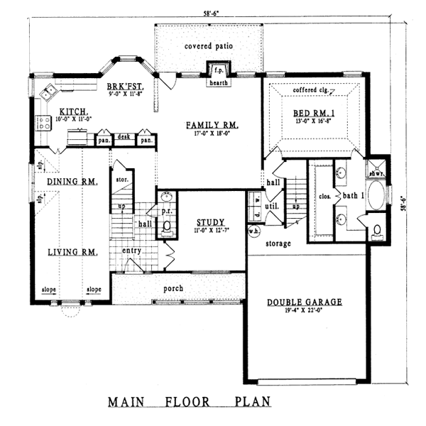 main floor house blueprint
