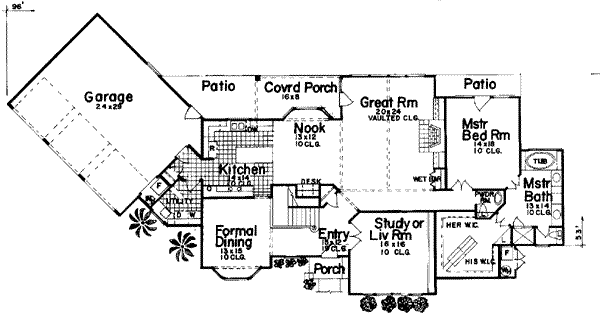 main floor house blueprint