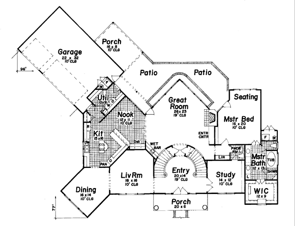 main floor house blueprint