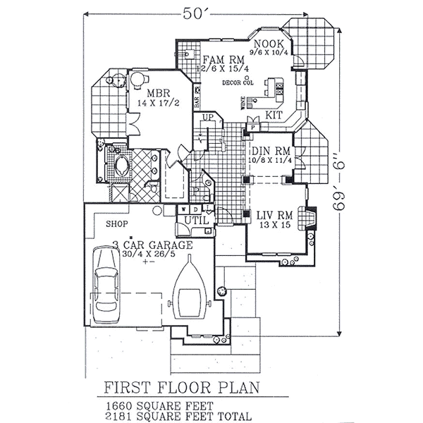 main floor house blueprint