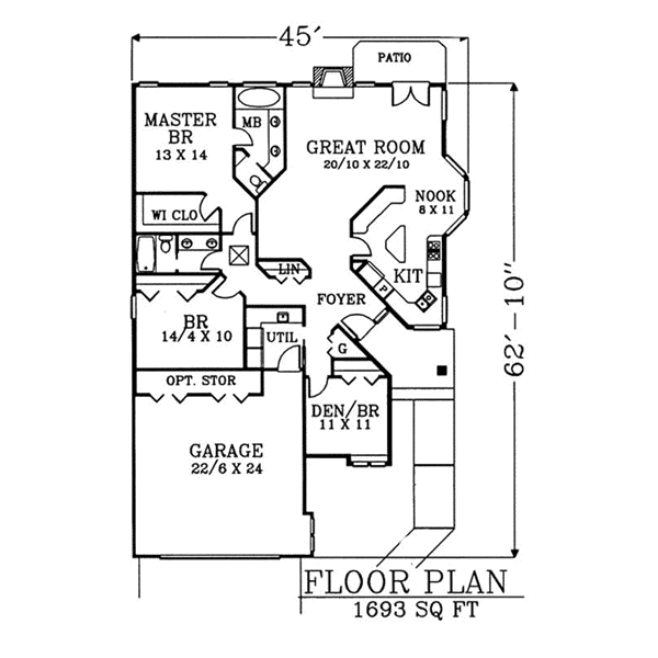 main floor house blueprint
