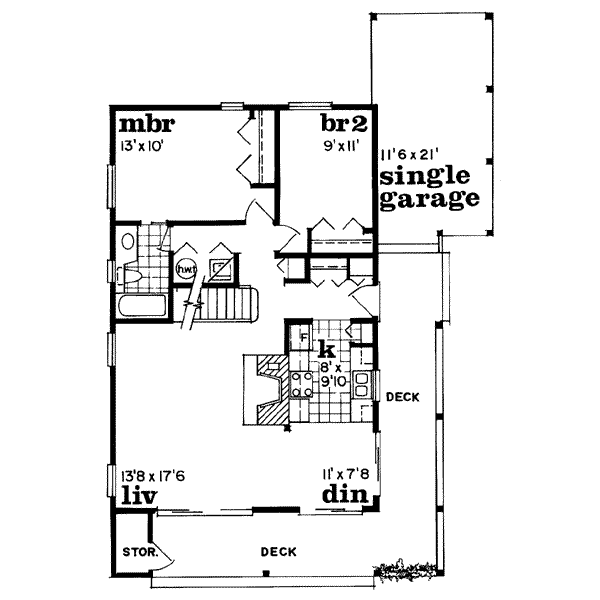 main floor house blueprint