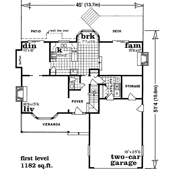 main floor house blueprint