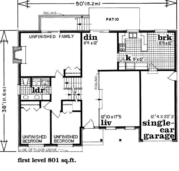 main floor house blueprint