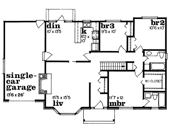 main floor house blueprint