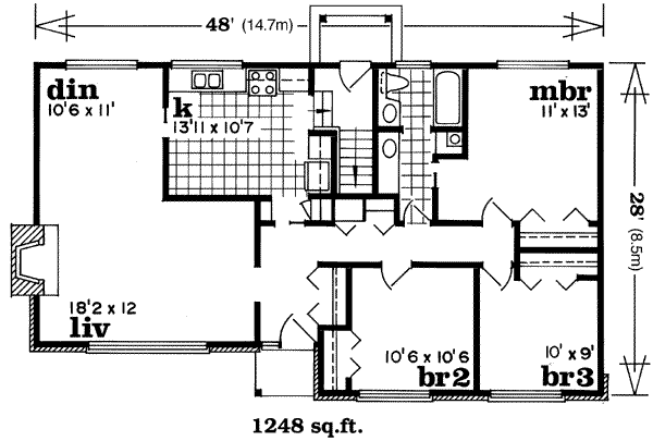 main floor house blueprint