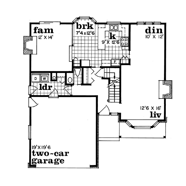 main floor house blueprint