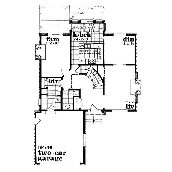 main floor house blueprint