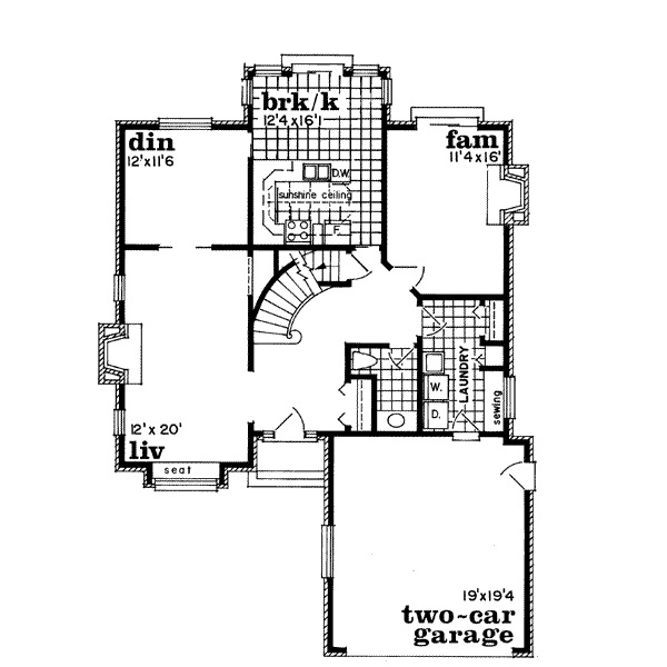 main floor house blueprint