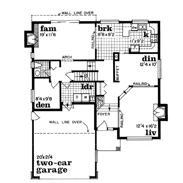 main floor house blueprint
